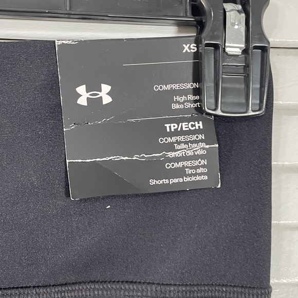 Under Armour Women S HeatGear Performance Bike Shorts black XS - Picture 4 of 7